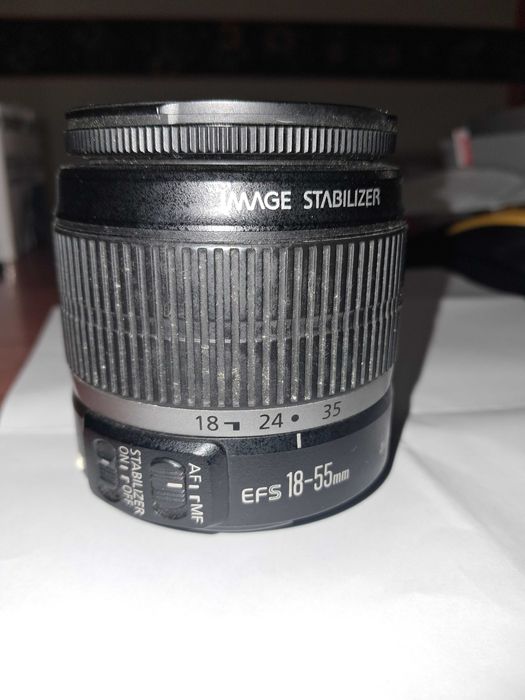 Conjunto de fotografia Canon 1000D