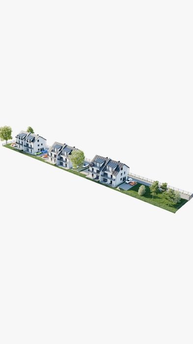 Ostatnie mieszkanie w zabudowie bliźniaczej o pow. 45.6m²  z tarasem i ogródkiem.