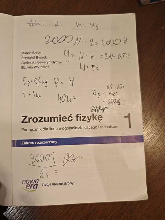 Zrozumieć fizykę 1 - zakres rozszerzony