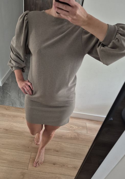 Sukienka Zara S khaki
