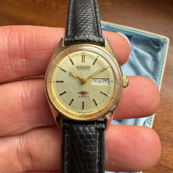 Zegarek Citizen Automat 21 Jewels Damski Vintage