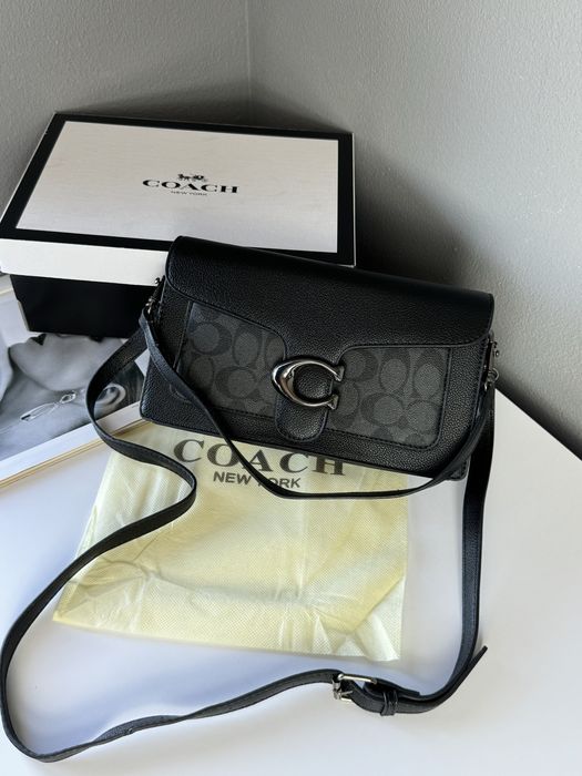 Сумка coach tabby багет женская сумка кроссбоди клатч купити коуч люкс