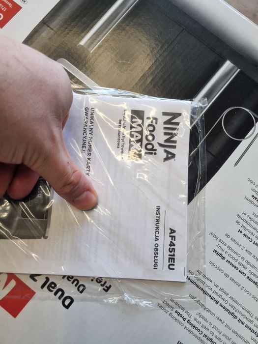 Air Fryer Ninja Foodi MAX Dual Zone AF451EU, sonda, frytkownica