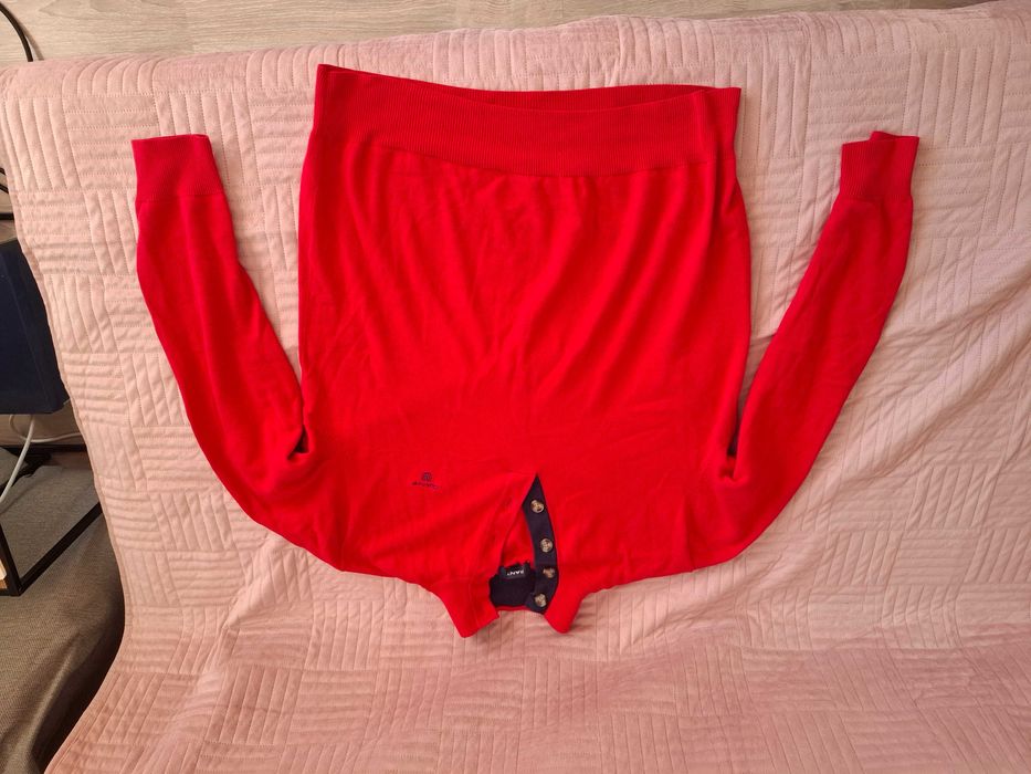 GANT sweter męski marki premium rozmiar L czerwień