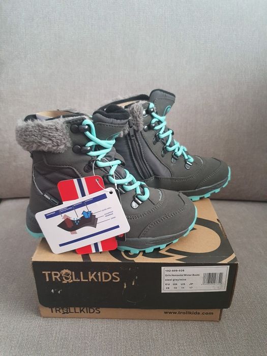 Nowe śniegowce kozaki dziewczęce Trollkids r. 28