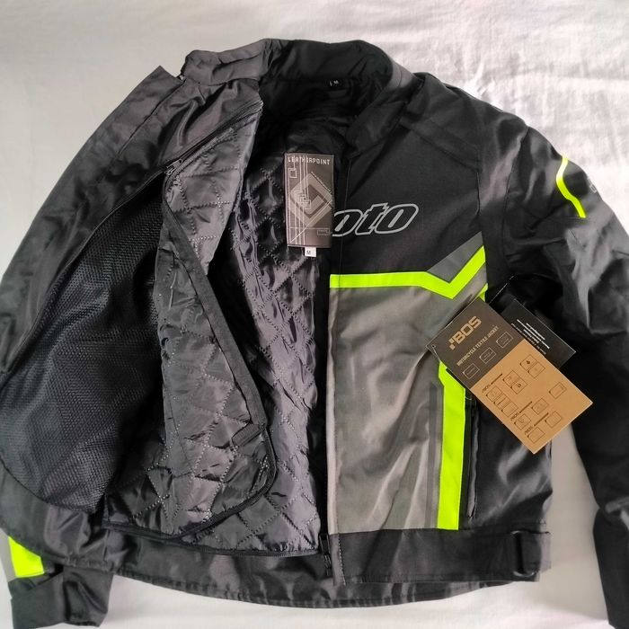 Casaco motard c/proteções mota scooter novo