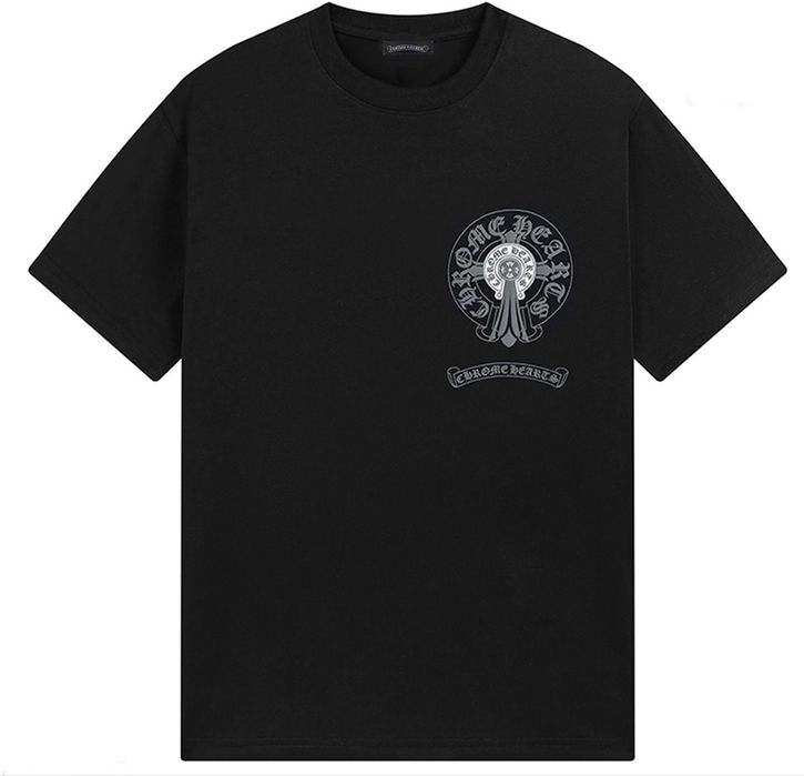 Футболки Chrome Hearts Logo унисекс белые черные Хром Хартс