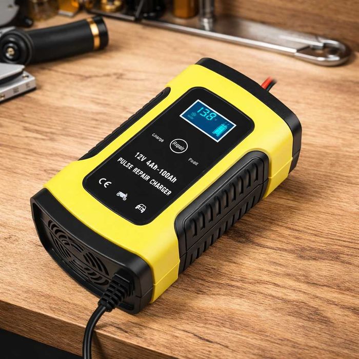 Автоматичний зарядний пристрій 12V 6A зарядка для аккумулятора