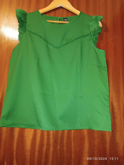 Blusa verde tam. M