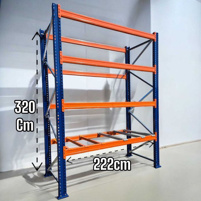 Regały magazynowe mecalux paletowe przemysłowe