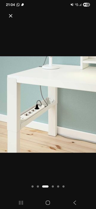 Biurko dziecięce z regulacją wysokośći 96x58 IKEA
