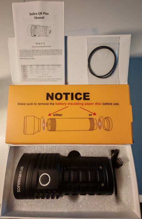 Sofirin Q8 PLUS 16000Lm 560m zasięg