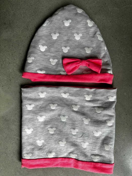 Komplecik czapka komin  rozm. 12 miesięcy