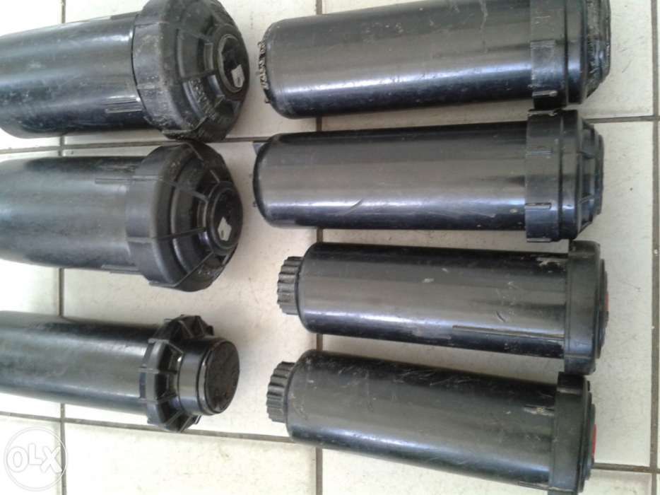 Aspersores de rega automática, rain bird, hunter e outros.