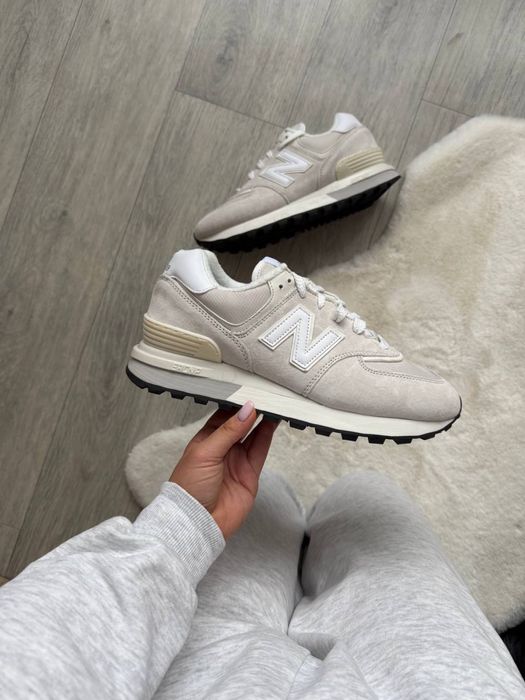 Зимові кросівки New Balance 574 Milk-White термо 37-41