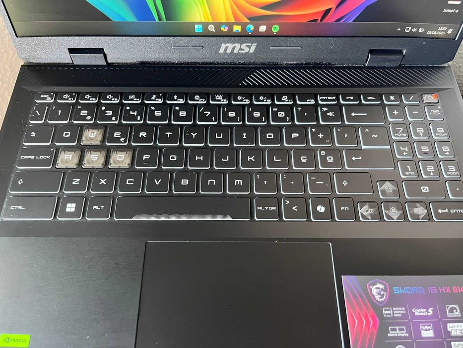 Portátil Gaming MSI Sword 16 (i7 14gen, 16gb ram, 512gb ssd)64740373020033123