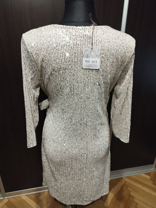 Sukienka krótka cekiny 38-44