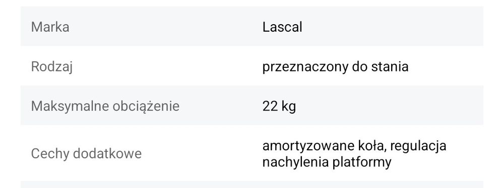 Dodstawka do wózka buggyboard maxi firmy Lascal
