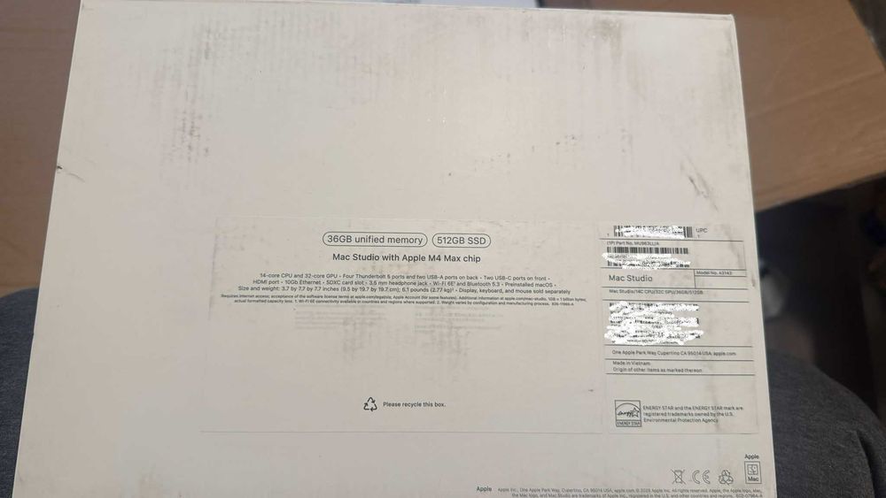 Mac Studio 2025 M4 Max (14-Core / 32-Core) 36GB RAM – 512GB  NEW MODEL