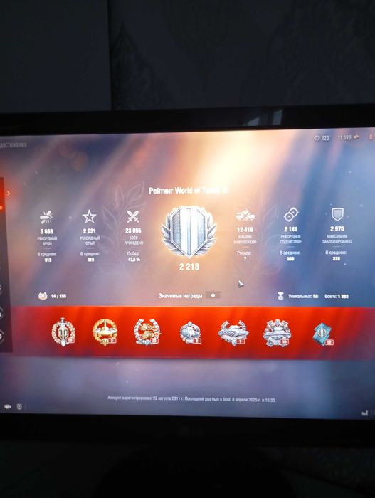 Акаунт World of tanks