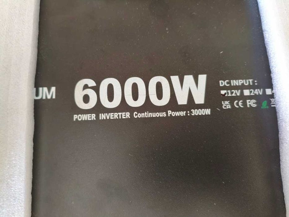 Inversor 12V de 6000W