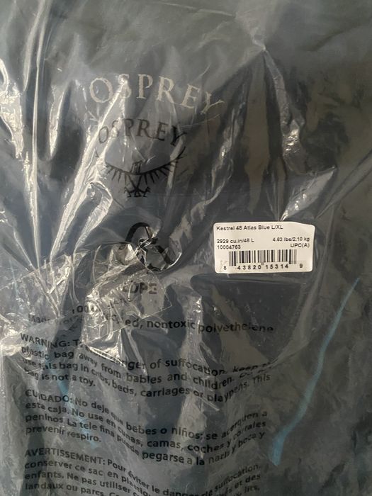 Туристичний рюкзак Osprey Kestrel 48л