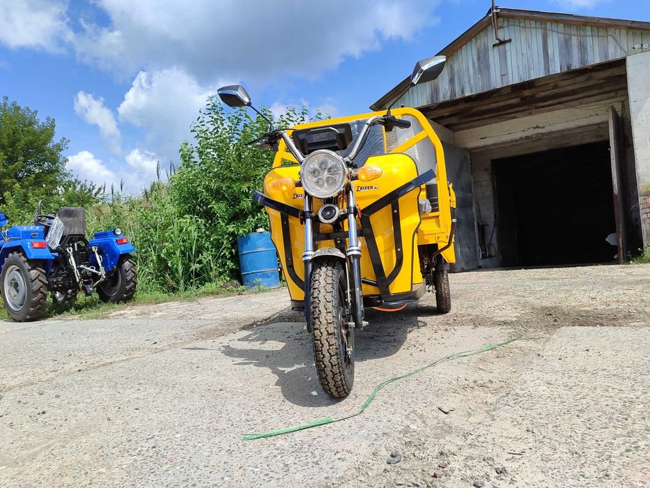 Трицикл Электро грузовой Дозер 1200 ватт