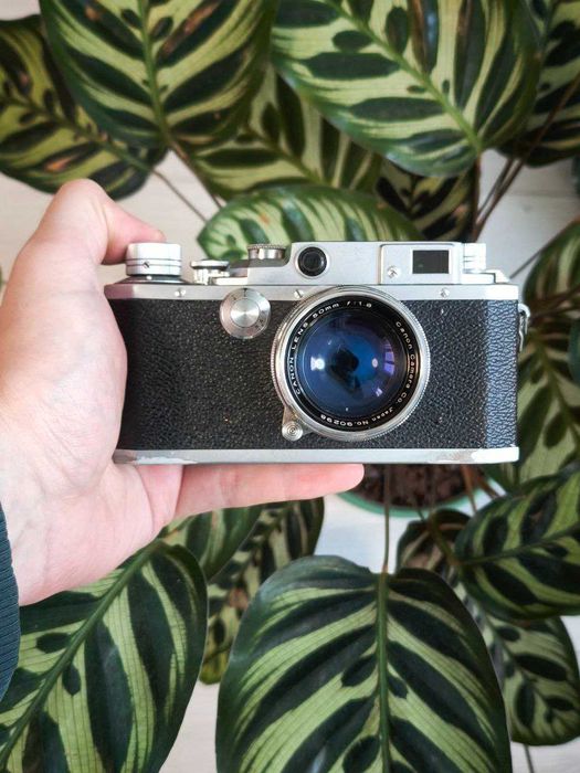 Фотокамера Canon IID з об'єктивом Canon Lens 50mm f/1.8 дальномірка