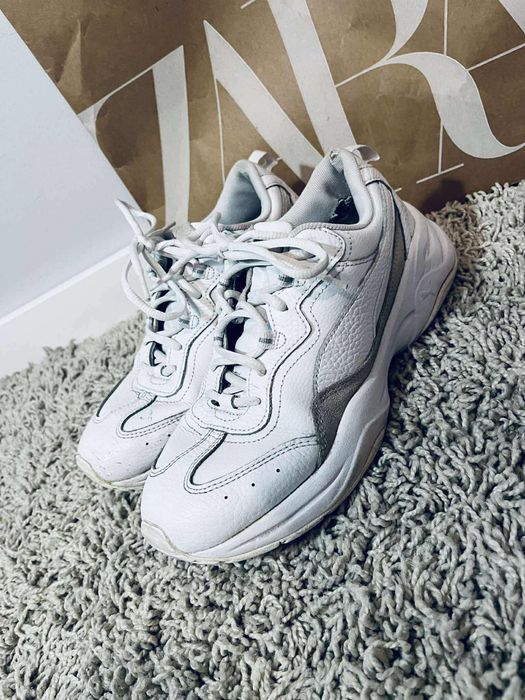 Sportowe buty puma 37.5 białe sneakers