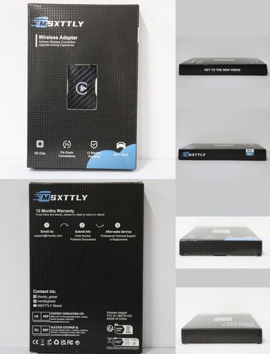 MSXTTLY Carplay sem fios e Android Auto sem fios