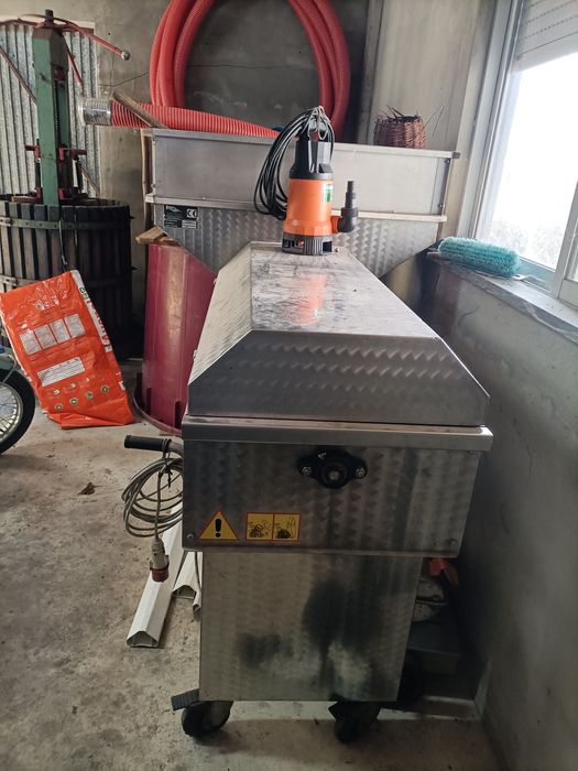 Desengaçador esmagador de uvas CMA Lugana 2 em inox