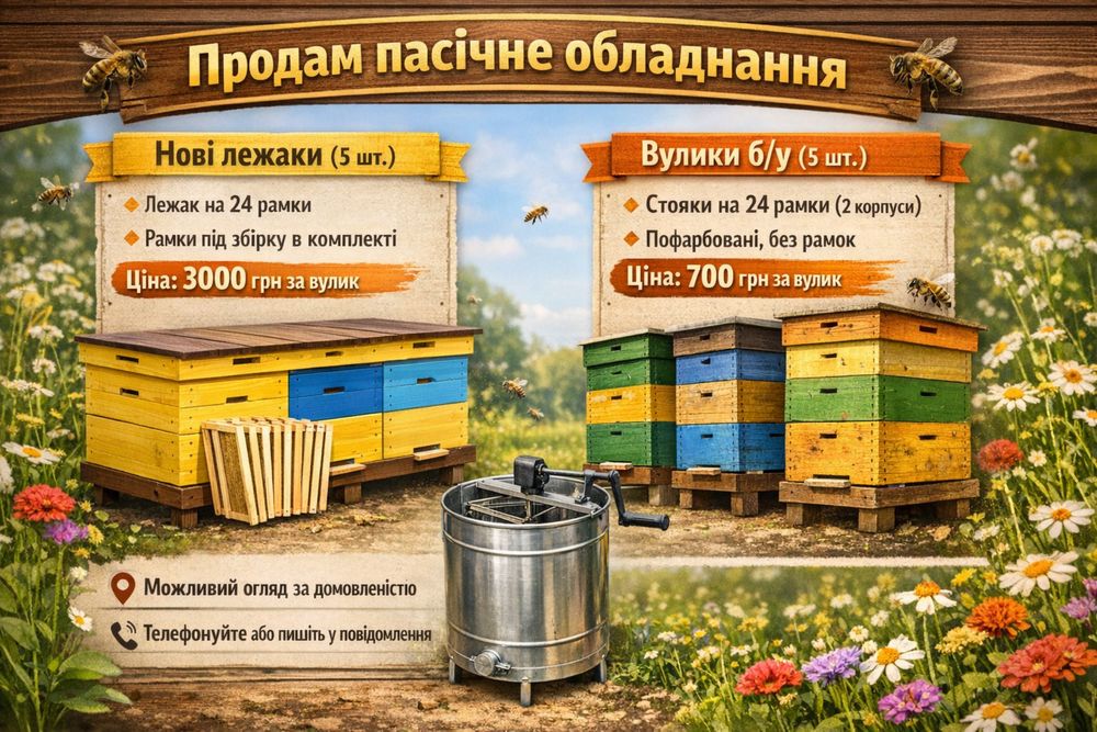 пасіка, вулики, стояки, лежаки, медогонка, улики, пчелы
