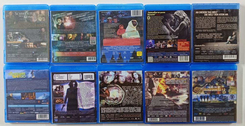 Filmy Blu-ray 17 sztuk