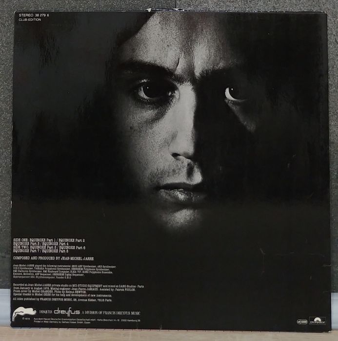 Jean Michel Jarre – Equinoxe. 1979r. NM. 1 Press. Club Edition.