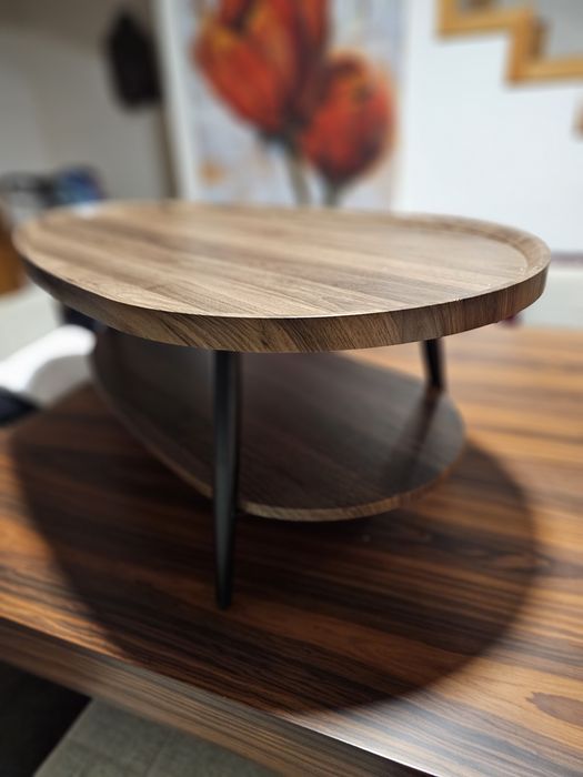 Mesa Centro 2 Niveis Madeira Coffee Table