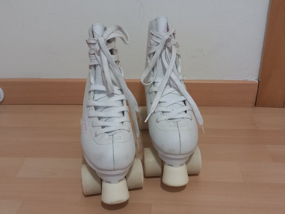 Patins oxelo+kit de proteção completo