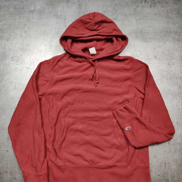 MĘSKA Bluza PREMIUM Bawełna Ruda Pętelka Haft Logo Champion Dresowa