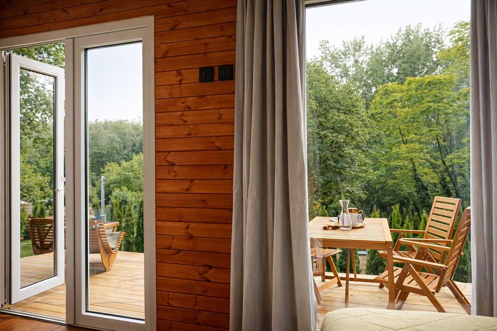 Domki nad Wisłą Tiny House  – prywatna balia, taras, grill