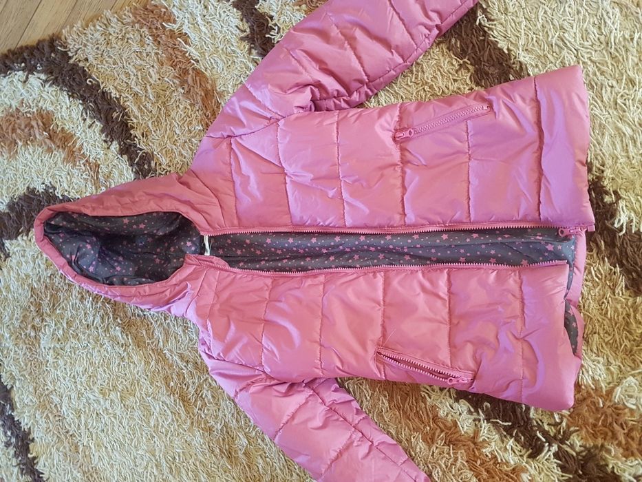 Kurtka różowa zimowa