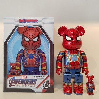 Bearbrick Steel Spider -Man 400% | 100%