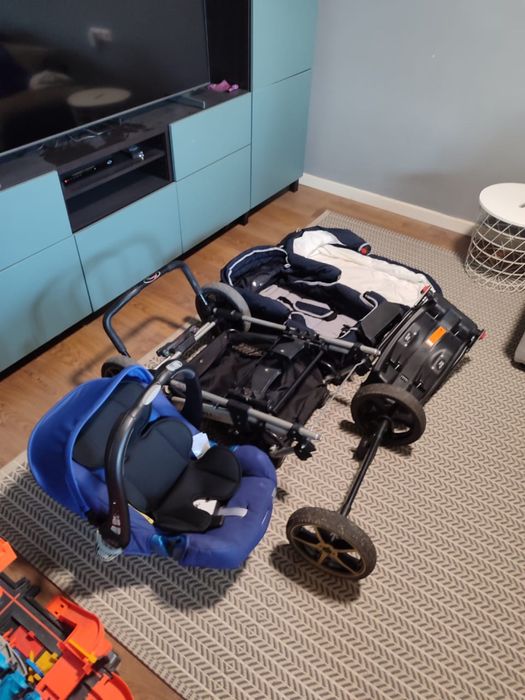 Carrinho Multifuncional Hartan e ovo Britax Romer bom estado