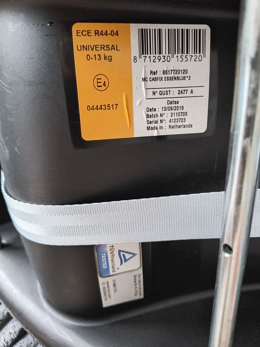 Fotelik Maxi Cosi Cabrio Fix 0-13 z bazą ISOFIX