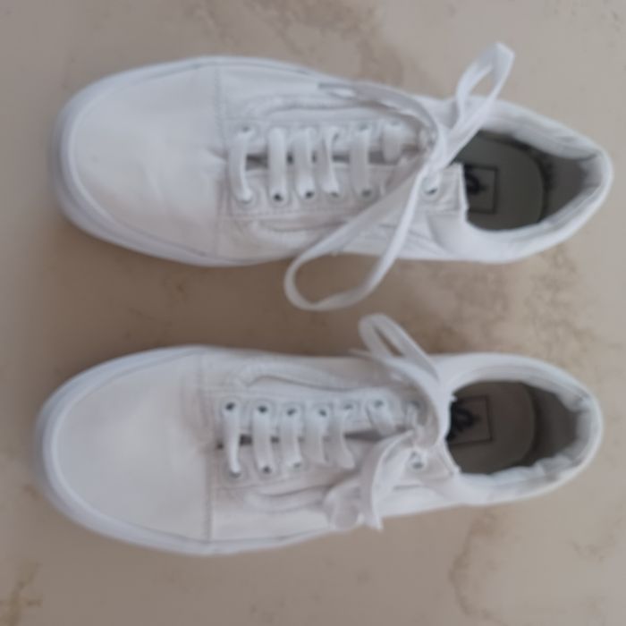 Trampki VANS OLD SKOOL oryginalne białe 40,5/26 cm