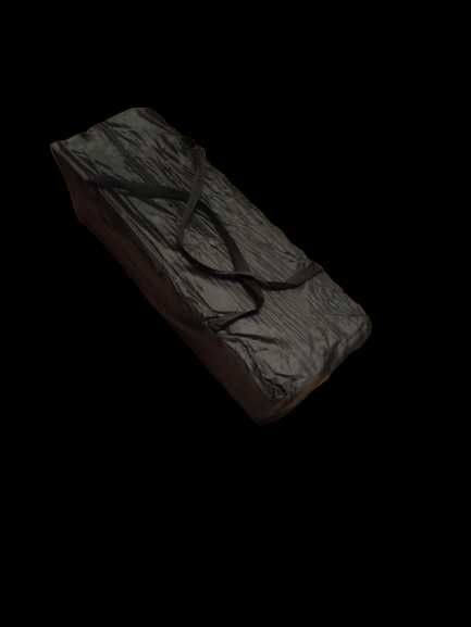 Łóżeczko turystyczne Costway Park z materacem – szary, 76x110 cm