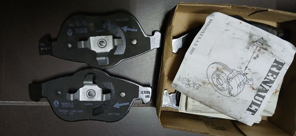 Calços travão Frente Renault Megane I e Laguna II Originais