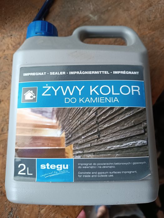 Grunt 5l i Impregnat żywy kolor do kamienia stegu 2l