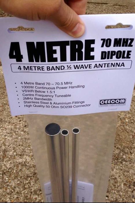 Antena pasmo 4m 70Mhz