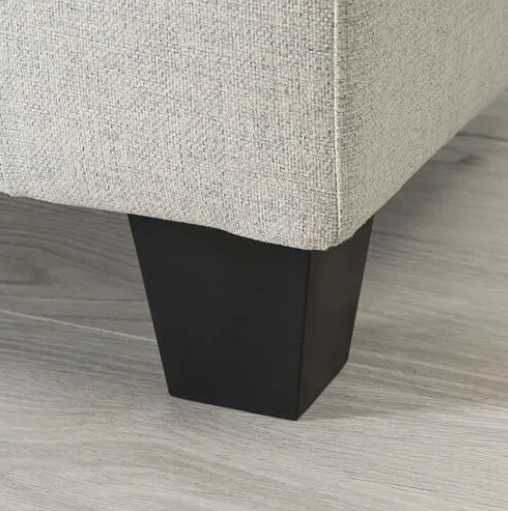 Sofá de 3 Lugares com Chaise Longue, Creme/Bege (NEGOCIÁVEL)