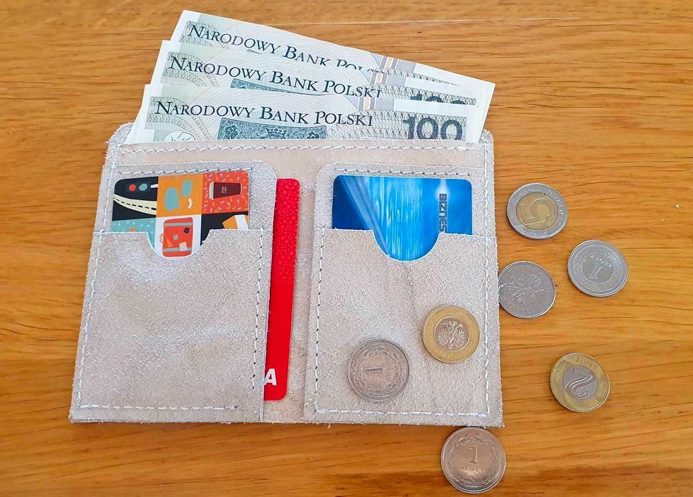 Portfel Portmonetka M3 - skóra hand made city-wallet - tani prezent