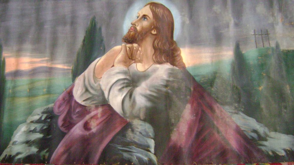 Starocie z PRL Obraz olejny na płótnie bez ramy przedwojenny sygnowany